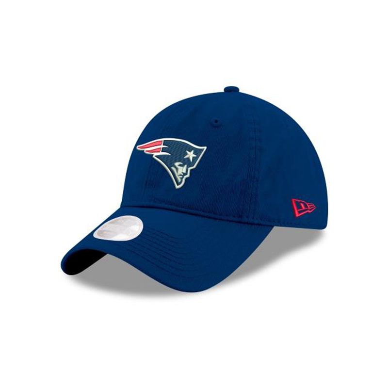 NFL New England Patriots Womens Preferred Pick 9Twenty Adjustable (PRY5287) - Blue New Era Caps